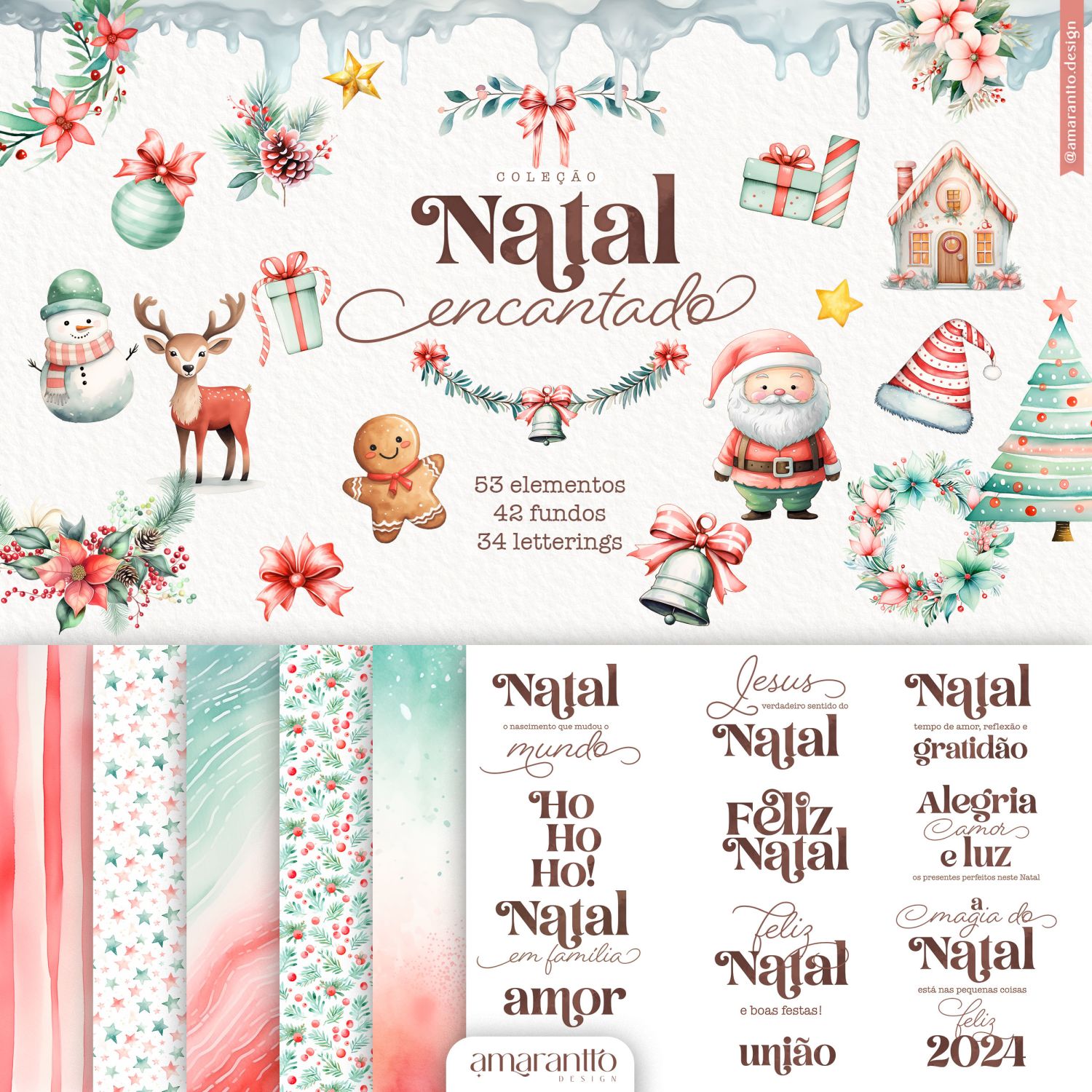 Rótulo para bombons Bis Natal - Digital